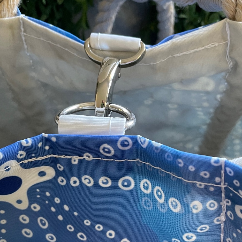 Sea Bags of Maine Blue Starfish Tote Bag - Picture 3 of 6